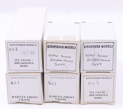 Lot 1457 - Kingfisher Models, Collection of white metal...