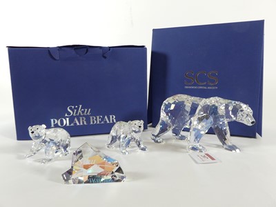 Lot 207 - A Swarovski Crystal Society model 'Siku Polar...
