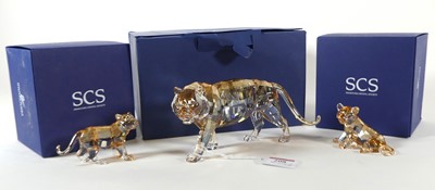 Lot 208 - A Swarovski Crystal Society model 'Endangered...