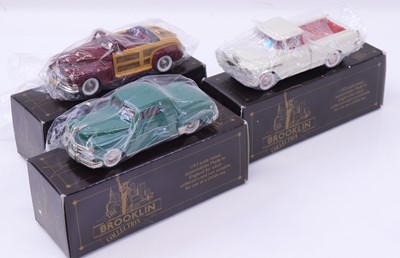 Lot 1450 - Brooklin Collection 1/43rd scale white metal...