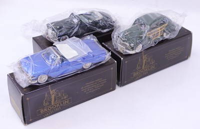 Lot 1451 - Brooklin Collection 1/43rd scale white metal...