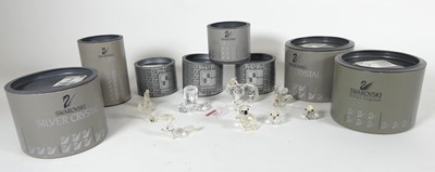 Lot 223 - A collection of Swarovski crystal animal...