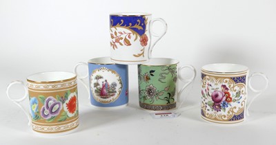 Lot 228 - A group of five contemporary Wedgwood mugs to...