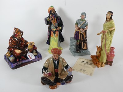 Lot 231 - A group of five Royal Doulton figures, to...