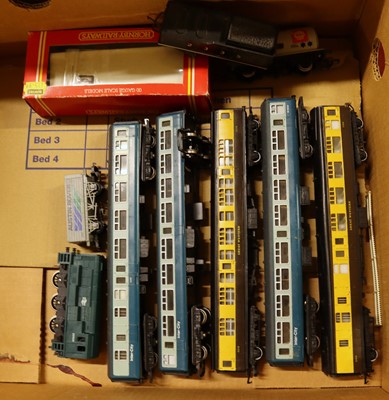 Lot 1501 - Two boxes of mixed 00 Gauge model railways to...