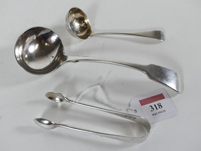 Lot 318 - A pair of late Victorian silver sugar nips of...