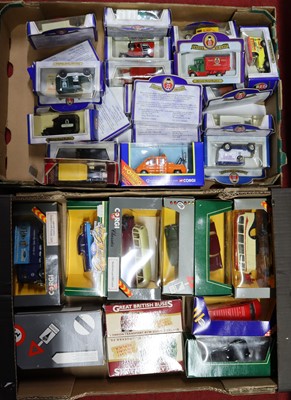 Lot 1547 - 2 trays of mixed modern issue diecast to...