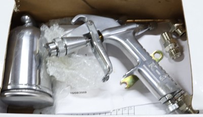 Lot 1573 - Models AS18-2 Mini Air compressor with box...