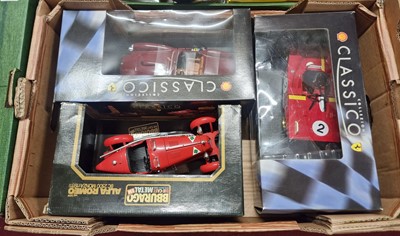 Lot 1585 - 3 various Shell Classico 1/18th scale diecast...