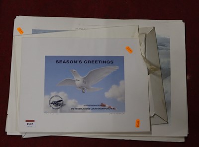 Lot 1592 - Collection of mixed prints to include Dutch...