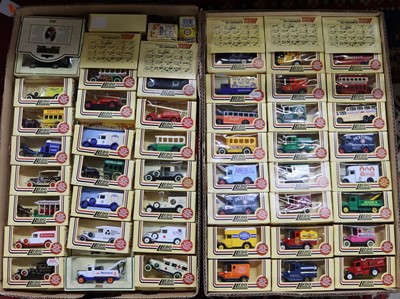 Lot 1597 - 2 trays of mixed boxed Lledo Days Gone diecast...