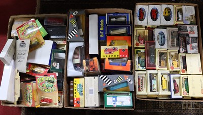 Lot 1604 - 4 various boxes of modern issue diecasts to...