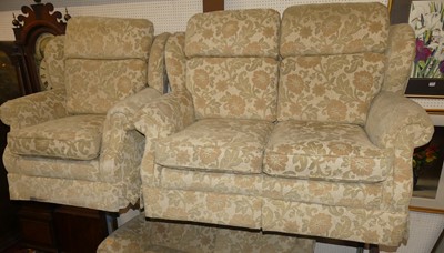 Lot 1213 - A contemporary Parker Knoll floral fabric...