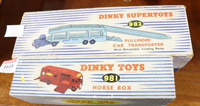 Lot 1615 - 2 boxed vintage Dinky Toy diecasts to include...