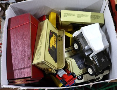 Lot 1616 - Box of mixed loose and boxed diecasts to...