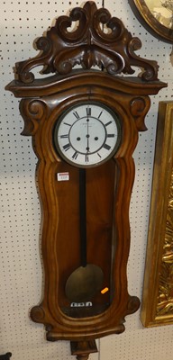 Lot 1225 - A central European circa 1900 walnut drop...