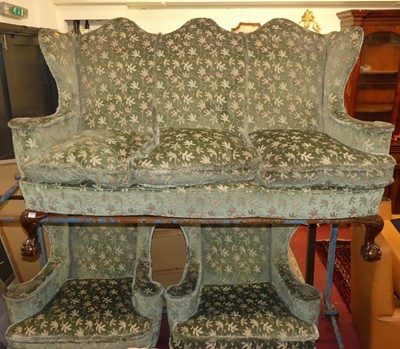 Lot 1237 - An early 20th century walnut framed...