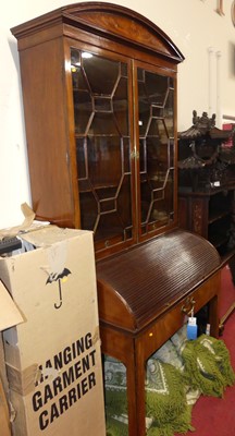 Lot 1273 - A George III mahogany architect's cabinet,...