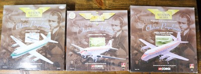 Lot 1636 - 3 various boxed Corgi Aviation Archive boxed...