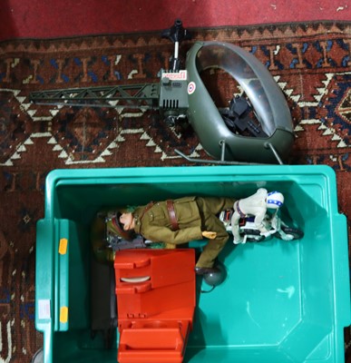 Lot 1642 - Box of mixed vintage Action Man Palitoy to...