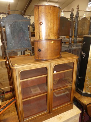 Lot 1303 - A Victorian mahogany low round cornered double...