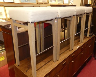 Lot 1314 - A set of four Neptune breakfast bar stools,...
