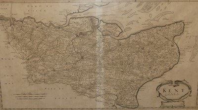 Lot 1013 - Robert Morden - hand-coloured engraved county...