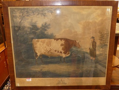 Lot 1016 - After J Boultbee - The Durham Ox, colour...