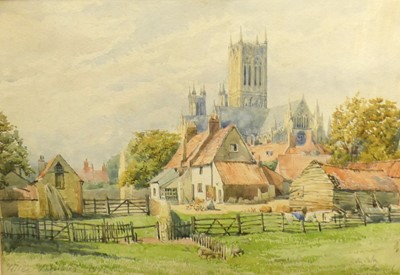 Lot 1039 - Alice Venables - Lincoln Cathedral,...