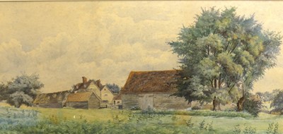 Lot 1040 - Paul Thwaites - Thwaites Farm, watercolour,...
