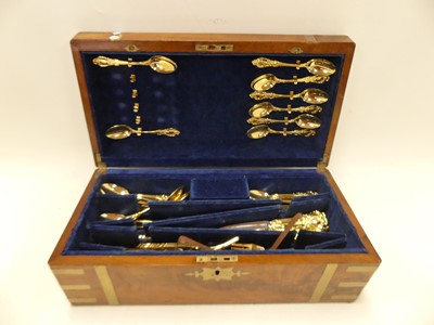 Lot 275 - A 19th century mahogany writing slope of...