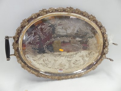 Lot 274 - A Victorian aesthetic movement silver twin...