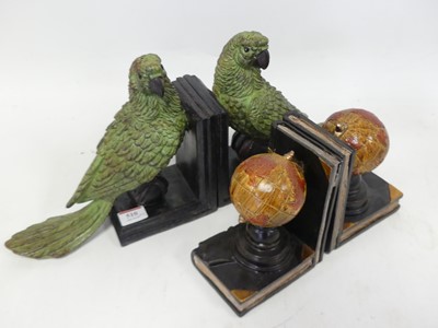 Lot 510 - A pair of composite bookends, in the form of...