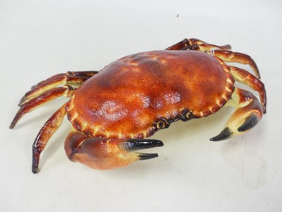 Lot 541 - A novelty painted cast iron box in the form of...