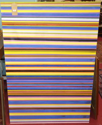 Lot 1086 - After Bridget Riley - untitled, acrylic on...