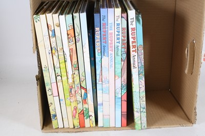 Lot 676 - Collection of 1980s-2000 Rupert the bear...