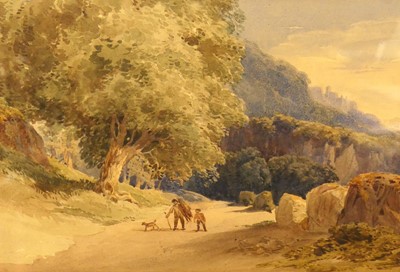 Lot 1065 - 19th century English school - Faggot-gatherers...