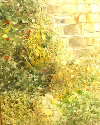 Lot 1073 - Contemporary palette knife on canvas depicting...