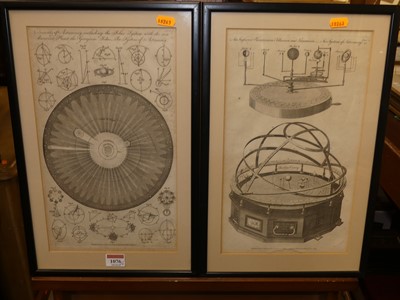 Lot 1076 - A set of seven Celestial engravings, depicting...