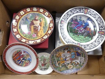 Lot 597 - A collection of plates related the King Arthur...