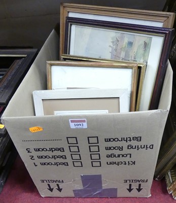Lot 1092 - A large quantity of watercolours, 19th & 20th...