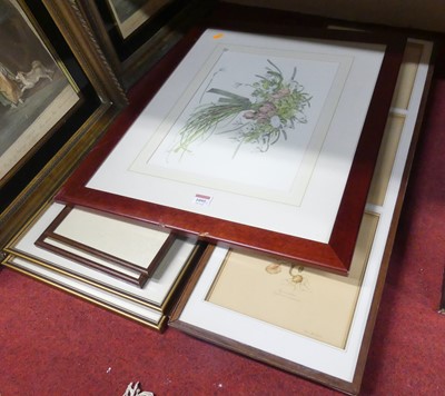 Lot 1095 - A collection of botanical prints, together...
