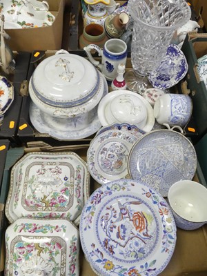 Lot 608 - A collection of ceramics, to include a pair of...