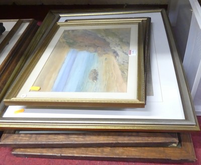 Lot 1105 - Arthur Dickinson - South Beach, Tenby,...