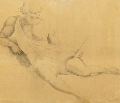 Lot 1112 - After Thomas Stothard - half length male nude,...