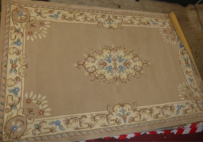 Lot 1260 - A Chinese Superwash machine woven rug