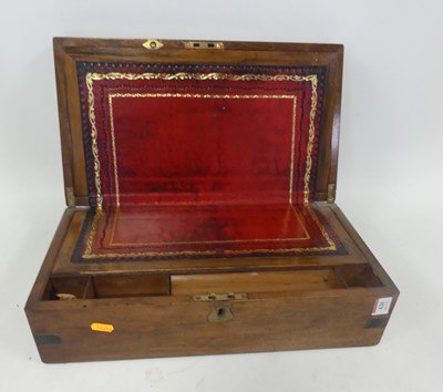 Lot 626 - A 19th century mahogany and brass banded...
