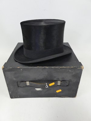 Lot 629 - A gentleman's top-hat by Christy's of London,...