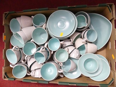 Lot 649 - A collection of Poole Pottery two-tone...