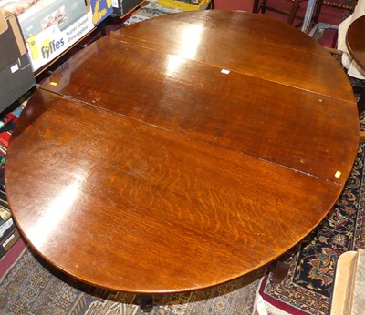 Lot 1385 - Two joined oak joint stools, each in the 17th...